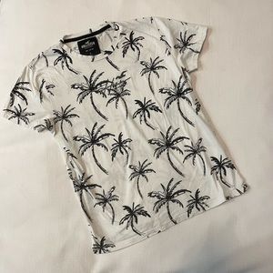 Mens Hollister Palm Tree T-Shirt - Size S